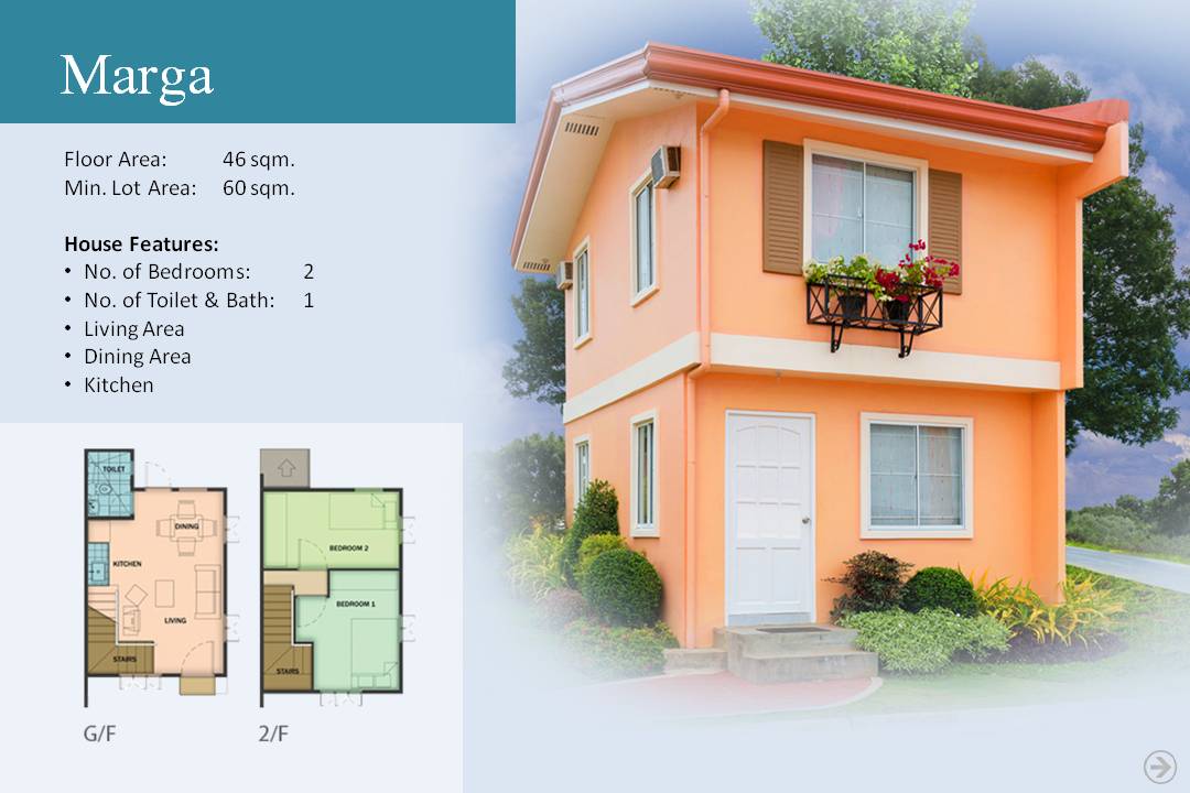 marga floor plan camella homes bulacan